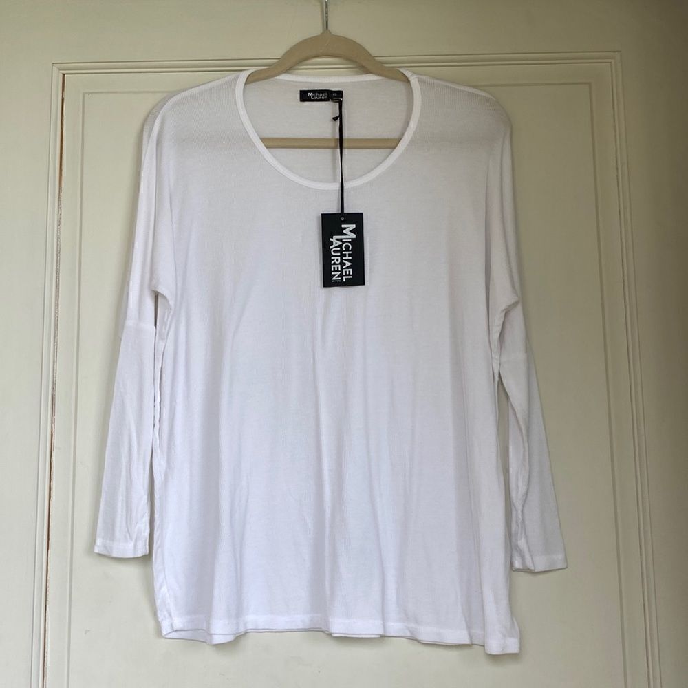NEW With Tag Lightweight Oversized T shirt By Michael Lauren